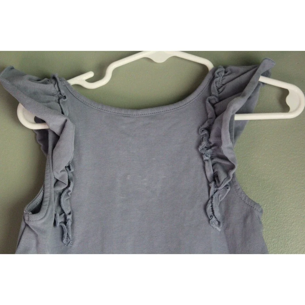 Cynthia Rowley Toddler Tank Tunic  4T Blue Rabbit Floral Size 4T